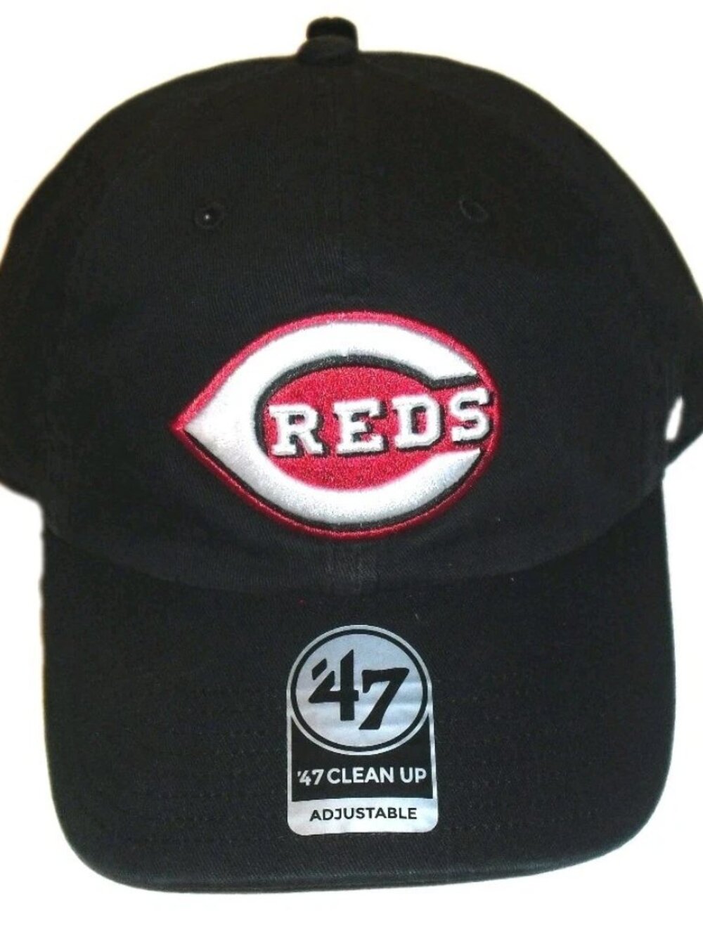 Cincinnati Reds 47 Brand Mens Clean Up Adjustable Strapback hat cap New Mlb